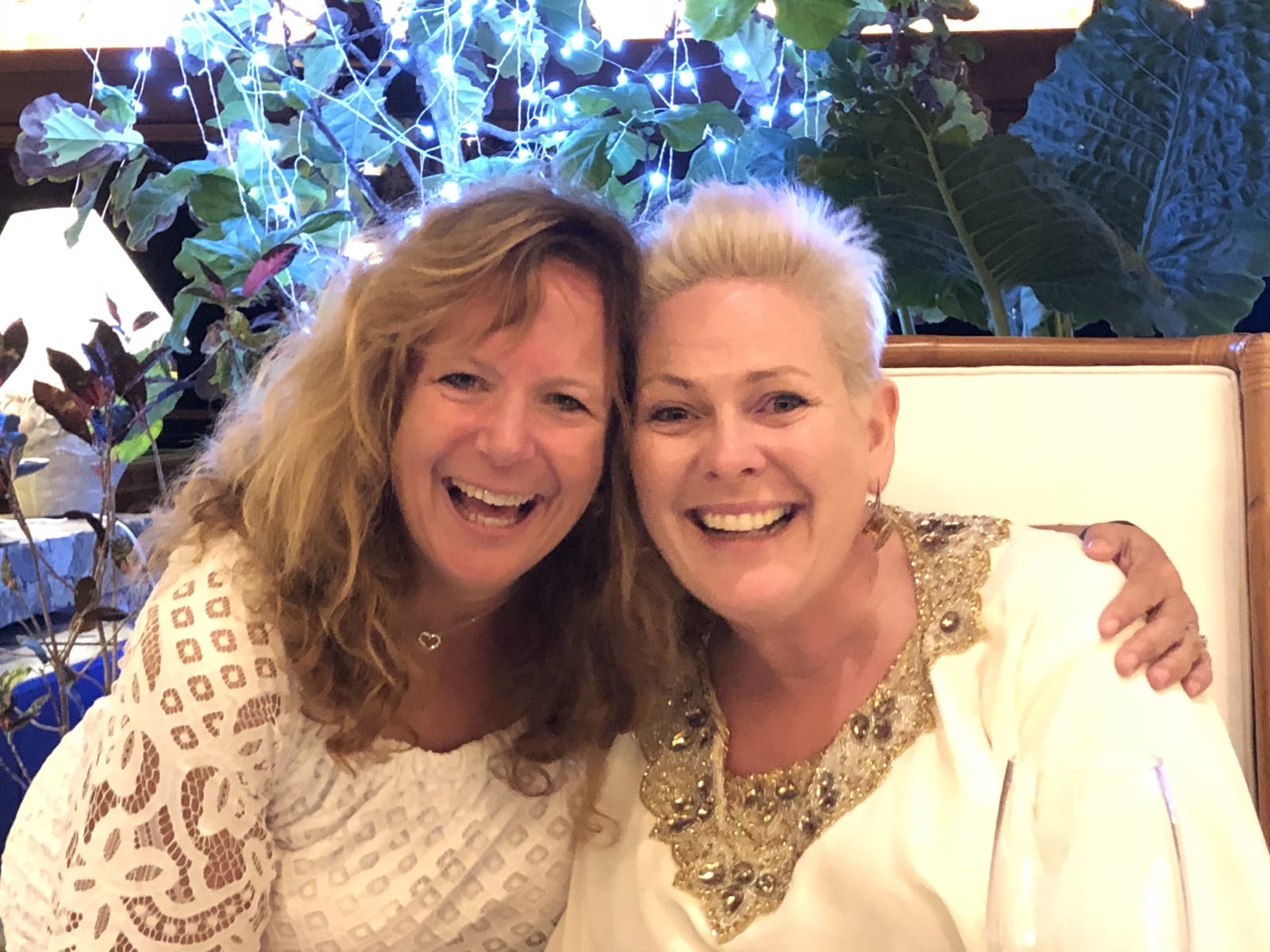 Tracey with Halla Tomasdottir