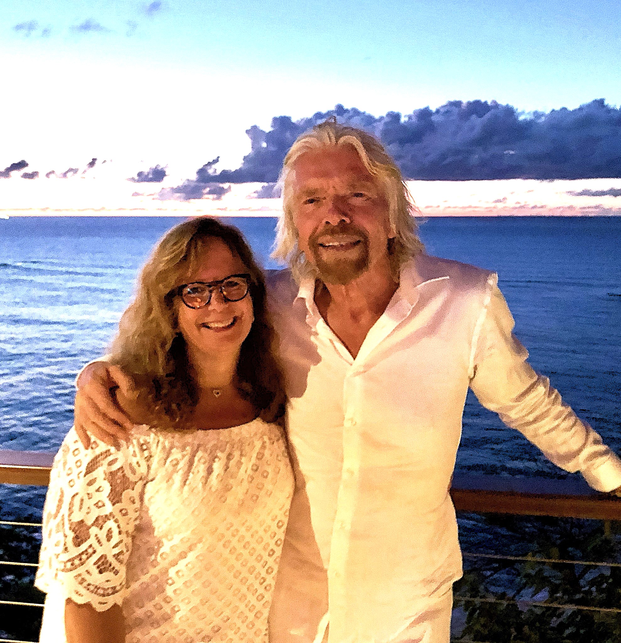 Tracey at Necker Island